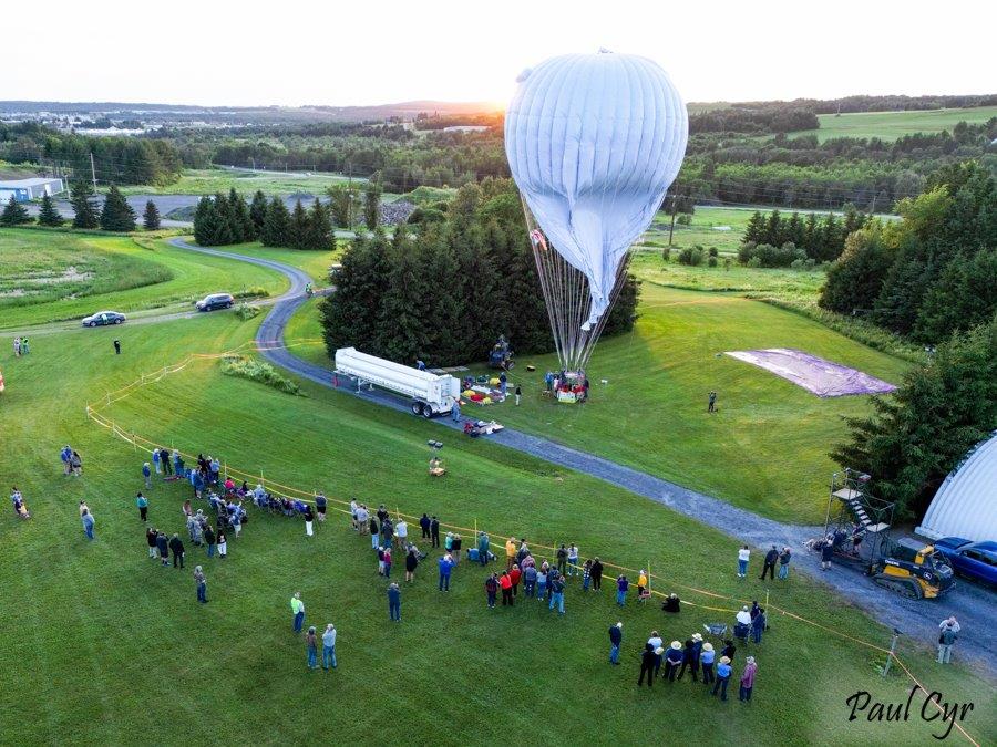 First Hydrogen Balloon Attempt to Fly Across the Atlantic